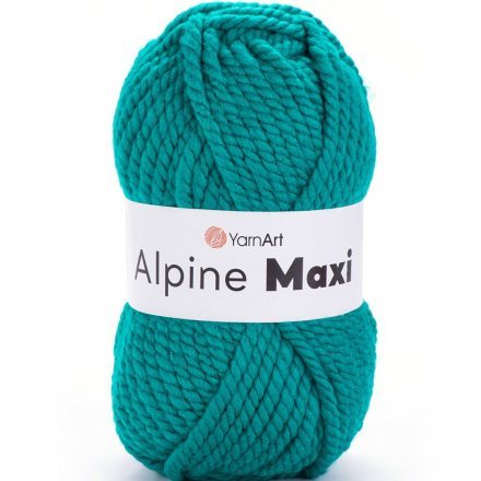 Пряжа Yarnart ALPINE MAXI 675 изумруд (2 мотка)