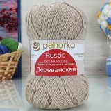 Пряжа Пехорка ДЕРЕВЕНСКАЯ 181 жемчуг (10 мотков)
