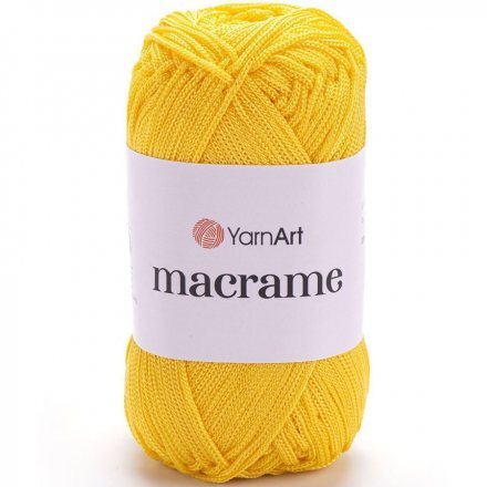 Пряжа Yarnart MACRAME 142 канарейка (6 мотков)