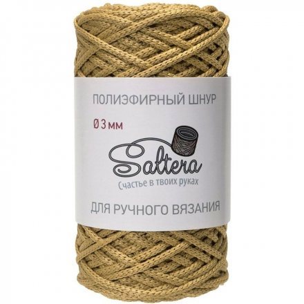 Шнур полиэфирный 3 мм Saltera 24 золотистый (1 моток)