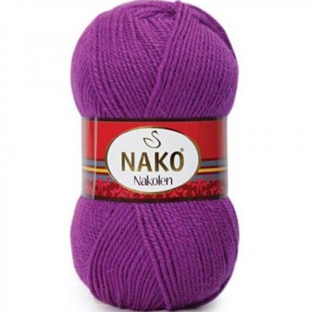 Пряжа Nako NAKOLEN 6637 цикламен (5 мотков)