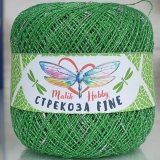 Пряжа M&amp;h СТРЕКОЗА FINE 170 салатовый (1 моток)