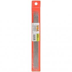 Спицы чулочные сталь Visantia 20 см, № 3.5