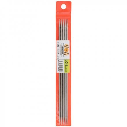 Спицы чулочные сталь Visantia 20 см, № 3.5