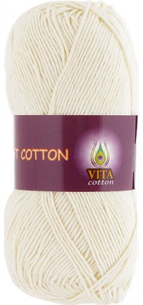Пряжа Vita cotton SOFT COTTON 1817 молочный