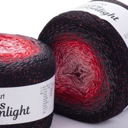 Пряжа Yarnart FLOWERS MOONLIGHT 3282 принт (2 мотка)