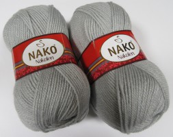 Пряжа Nako NAKOLEN 6671 св.серый