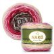 Пряжа Nako PERU COLOR 32189 брусн/песок/розовый (4 мотка)