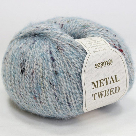 Пряжа Seam METAL TWEED 17 бл.голубой (2 мотка)