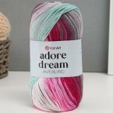 Пряжа Yarnart ADORE DREAM 1066 принт (5 мотков)
