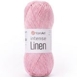 Пряжа Yarnart INTENSE LINEN 4109 розовый (10 мотков)