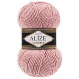 Пряжа Alize LANAGOLD 161 пудра (5 мотков)
