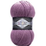 Пряжа Alize SUPERLANA MIDI 505 пепельно-сиреневый (5 мотков)