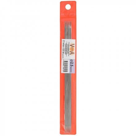 Спицы чулочные сталь Visantia 20 см, № 2.5