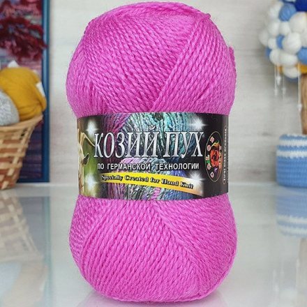 Пряжа Color City КОЗИЙ ПУХ 925 фуксия (10 мотков)