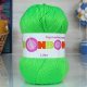 Пряжа Nako BONBON LUKS 98395 яр.зелень (5 мотков)