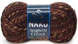 Пряжа Nako SPAGHETTI EFFECT 7511 коричневый