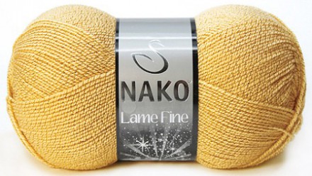 Пряжа Nako LAME FINE 10248 A желтый