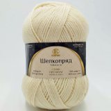 Пряжа Камтекс ШЕЛКОПРЯД 080 экрю (5 мотков)