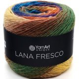 Пряжа Yarnart LANA FRESCO 8107 принт (4 мотка)