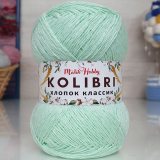 Пряжа M&amp;h KOLIBRI ХЛОПОК КЛАССИК 051 св.салат (2 мотка)