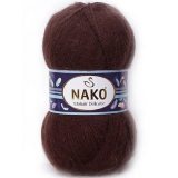 Пряжа Nako MOHAIR DELICATE 1182-6106 коричневый (5 мотков)