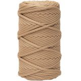 Шнур полиэфирный 5мм M&amp;h 24 песочный (1 моток)