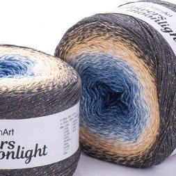 Пряжа Yarnart FLOWERS MOONLIGHT 3287 принт (2 мотка)