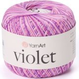 Пряжа Yarnart VIOLET MELANGE 508 розов/сирень (6 мотков)