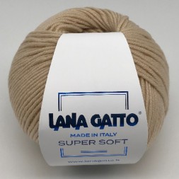 Пряжа Lana Gatto SUPER SOFT 12530 песочный