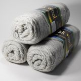 Пряжа Color City ЯК ВУЛ 29601 св.серый (5 мотков)