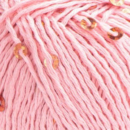 Пряжа Yarnart COTTON GOLD PAILLETTES 7108 т.пудра (5 мотков)