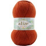 Пряжа Alize HAPPY BABY NEW 408 терракот (5 мотков)