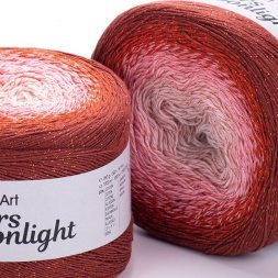 Пряжа Yarnart FLOWERS MOONLIGHT 3288 принт (2 мотка)