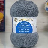 Пряжа Пехорка КРОССБРЕД БРАЗИЛИИ 174 стальной (5 мотков)