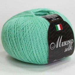 Пряжа Seam MERINO SILK 14 мята (2 мотка)