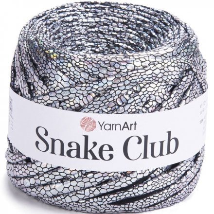 Пряжа Yarnart SNAKE CLUB 5105 серебряный (1 моток)