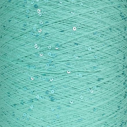 Пряжа M&amp;h KOLIBRI 072 мятный с матовым (2 мотка)