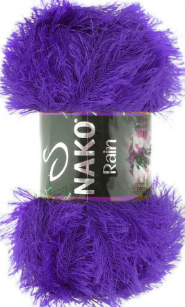 Пряжа Nako RAIN 1496 лиловый