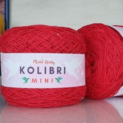 Пряжа M&amp;h KOLIBRI MINI 057 коралл (2 мотка)