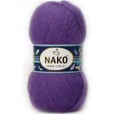 Пряжа Nako MOHAIR DELICATE 187-6118 св.ежевика (5 мотков)