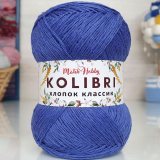 Пряжа M&amp;h KOLIBRI ХЛОПОК КЛАССИК 045 индиго (2 мотка)