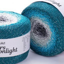 Пряжа Yarnart FLOWERS MOONLIGHT 3289 принт (2 мотка)