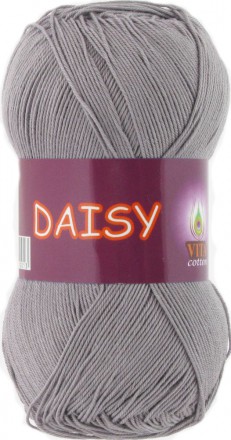 Пряжа Vita cotton DAISY 4430 серый