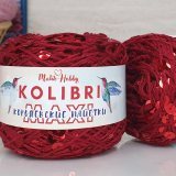 Пряжа M&amp;h KOLIBRI MAXI 036 красный (1 моток)