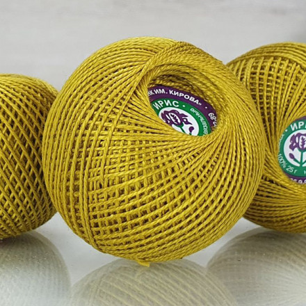 Пряжа ПНК им.Кирова ИРИС 25 5006 горчица (6 мотков)