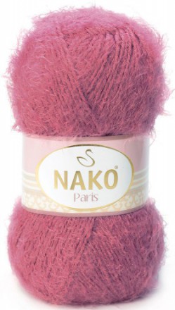 Пряжа Nako PARIS 730 т.розовый
