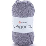 Пряжа Yarnart ELEGANCE 102 серый (5 мотков)