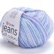 Пряжа Yarnart JEANS SOFT COLORS 6209 гол/бел/синий (10 мотков)