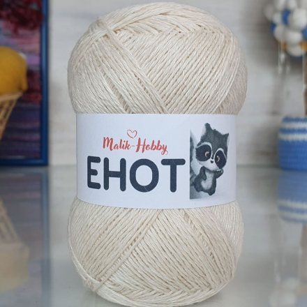 Пряжа M&amp;h ЕНОТ 362 кремовый (5 мотков)